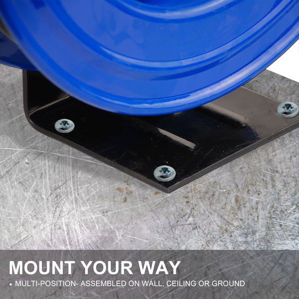 Air Hose Retractable Rewind Reel Automotive Industrial 15M Air Compressors