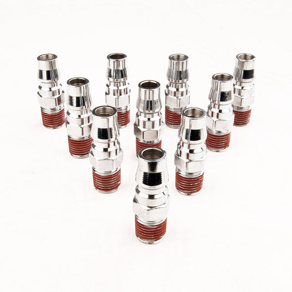 10X 1/4" Nitto Type Male Air Coupling Coupler Fitting Connector 1.5Cm Other Air Tools