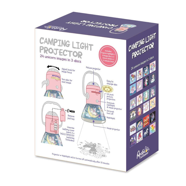 Mini Night Light Camping Projector Lantern Torch Kids Learning Toy Educational Toys