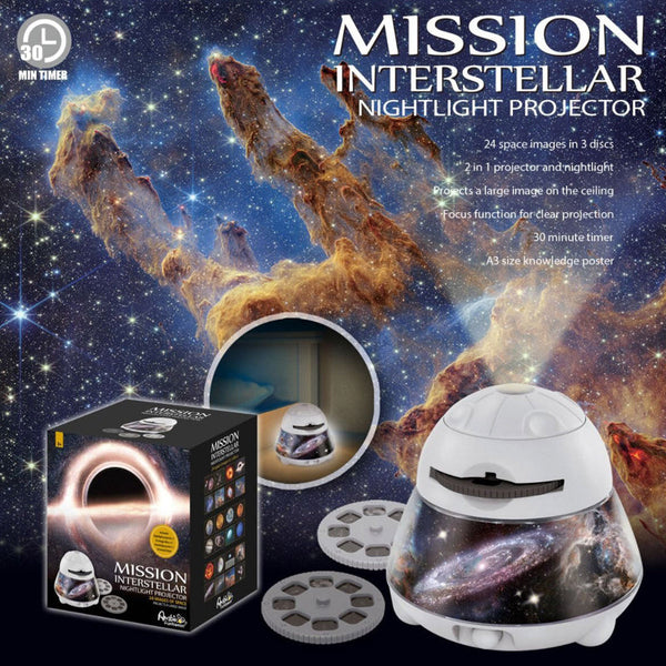 Mission Interstellar Dreamy Sky Night Light Projector Kids Steam Toy Educational Toys