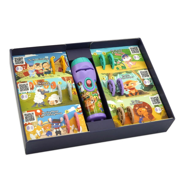 Kenisy Storytelling Torch Projector 6 Stories Gift Set Audio Kids Learning Stem Toy Educational Toys