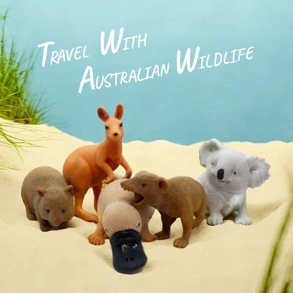 Kenisy Stretchy Squishy Australian Wildlife Gift Set Sensory Stimulation Animal Toys Sensory Toys