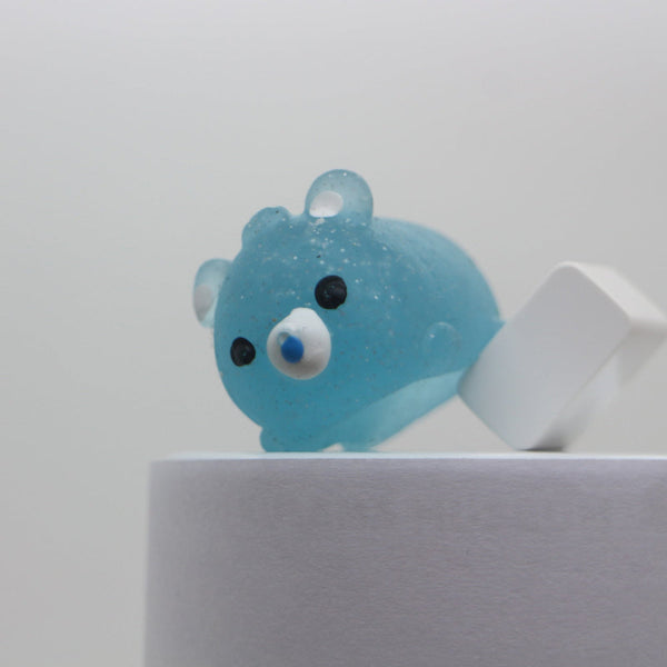 40 X Care Bears Glitter Squishy Toy Capsules 50Mm Collectible Gacha With Display Box Novelty