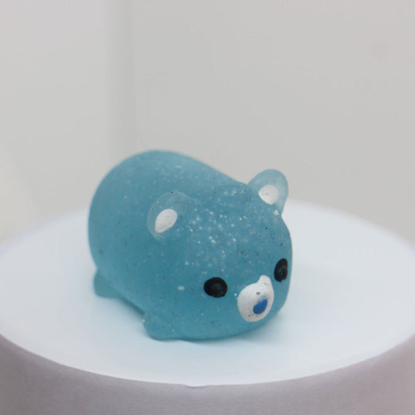 40 X Care Bears Glitter Squishy Toy Capsules 50Mm Collectible Gacha With Display Box Novelty