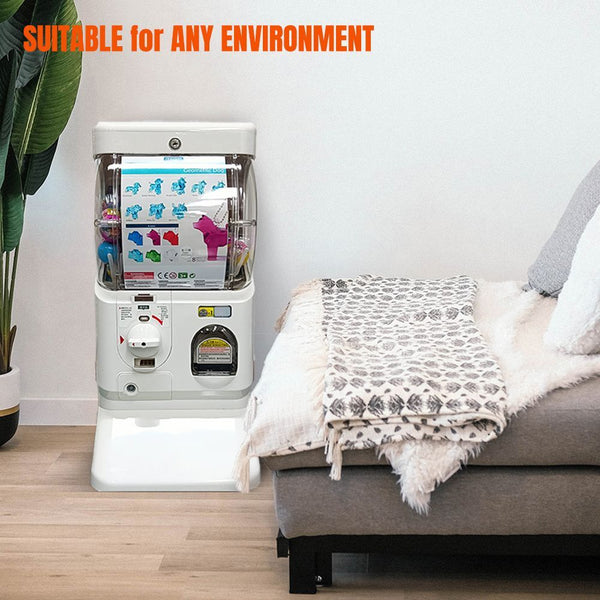 Kenisy Gachapon Capsule Toy Vending Machine Collectible Dispenser White Other Games