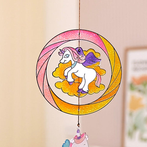 Kenisy Sparkly Ornament Suncatcher Diy For Kids Art Craft Colouring Paintingset Paint Sets
