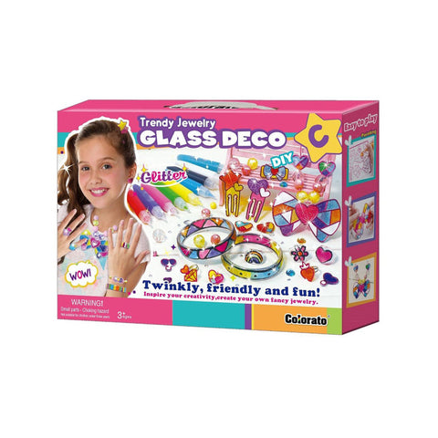 Colorato Trendy Jewellery Glass Art Deco Diy Craft Kit For Kids Painting Set Paint Sets