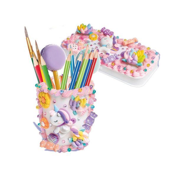 Colorato Creamy Stationery Set Super Clay And Charms Diy Craft Kit For Kids Kids Craft Kits