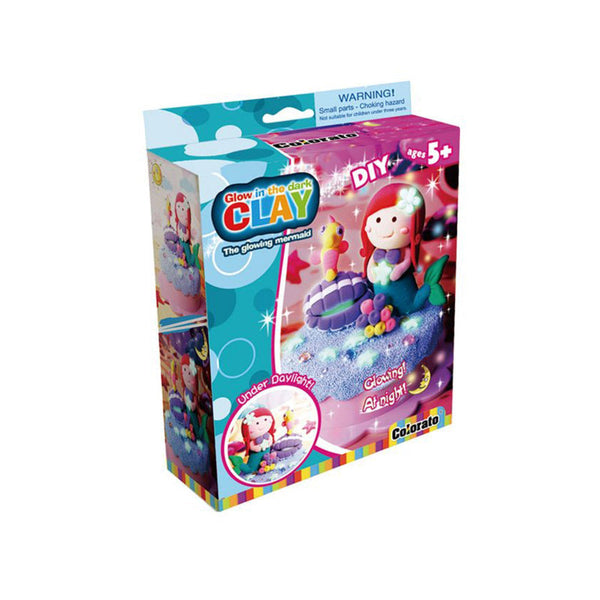 Kenisy Colorato Mermaid Glow Set In The Dark Super Clay Diy Craft Kit For Kids Kids Craft Kits