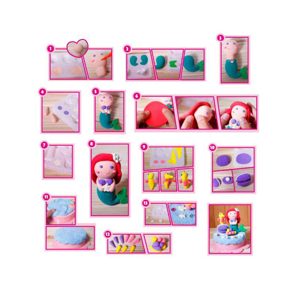 Kenisy Colorato Mermaid Glow Set In The Dark Super Clay Diy Craft Kit For Kids Kids Craft Kits