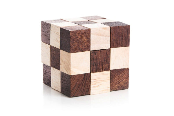 3 Individual Brainteaser Wooden A Gift Box Puzzles