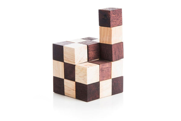 3 Individual Brainteaser Wooden A Gift Box Puzzles