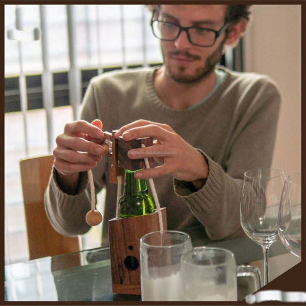 Wine Stopper Lock Puzzle Party Cant Drink It Until You Crack The Fun Bottle Stoppers