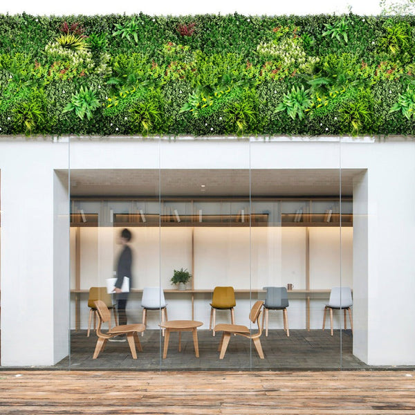 1 Sqm Artificial Plant Wall Decor Grass Panels Vertical Garden Tile Fence 1M X Artificial Plant Panels