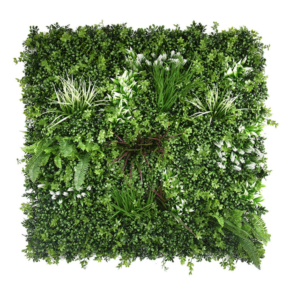 1 Sqm Artificial Plant Wall Grass Panels Vertical Garden Foliage Tile Fence 1X1m Artificial Plant Panels