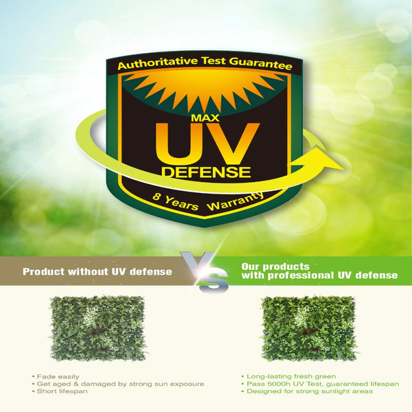 1 Sqm Artificial Plant Wall Grass Panels Vertical Garden Foliage Tile Fence 1X1m Artificial Plant Panels