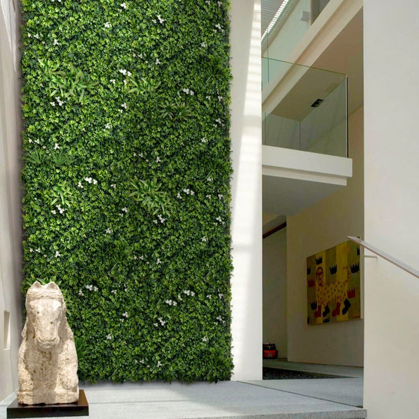 1 Sqm Artificial Plant Wall Grass Panels Vertical Garden Tile Fence 1X1m Green Artificial Plant Panels