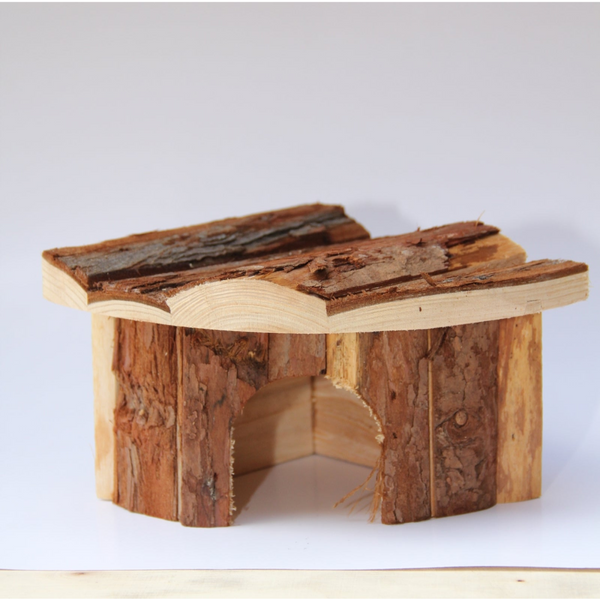 2 X Yes4pets Natural Wooden Hamster Mouse Gerbil Playground Rats Pets Toys Small Birds House Birds Toys