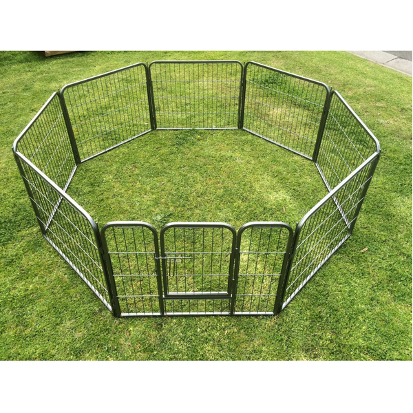 Yes4pets 2 X 8 Panel 60 Cm Heavy Duty Pet Dog Puppy Cat Rabbit Exercise Playpen Fence Fences & Pens
