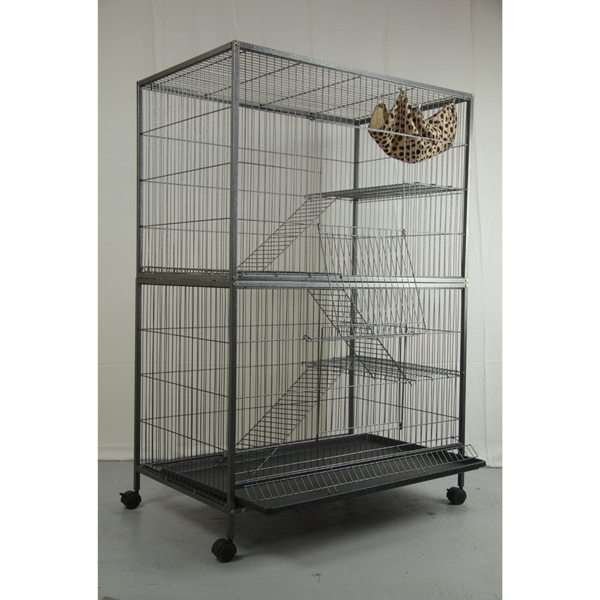 Yes4pets 2 X Platforms & Ladders For 140 Cm Ferret Parrot Cat Bird Cage Birds Toys