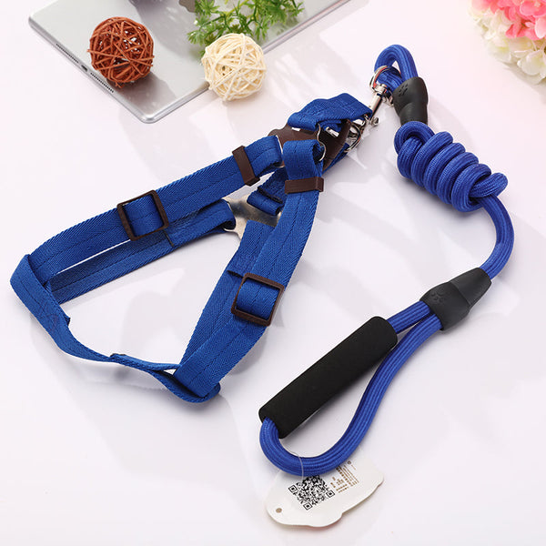 Yes4pets 2 X Medium Pet Dog Puppy Harness Collar Leash Lead Leads & Head Collars