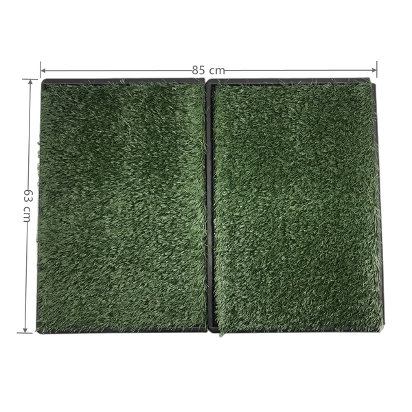 Yes4pets Indoor Dog Puppy Toilet Grass Potty Training Mat Loo Pad Green 85Cmx 63Cm Puppy Training Pads