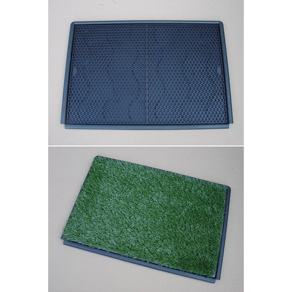 Yes4pets Indoor Dog Puppy Toilet Grass Potty Training Mat Loo Pad Green 85Cmx 63Cm Puppy Training Pads