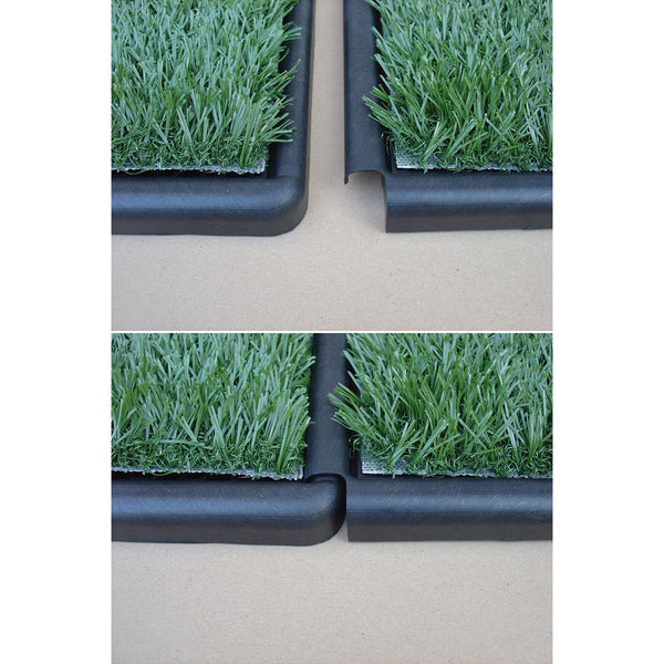 Yes4pets Indoor Dog Puppy Toilet Grass Potty Training Mat Loo Pad Green 85Cmx 63Cm Puppy Training Pads