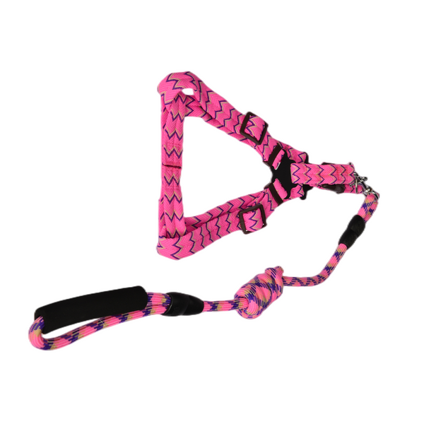 Yes4pets 2 X Medium Pet Dog Cat Puppy Kitten Rabbit Harness Collar Leash Lead 5 Colour Harnesses