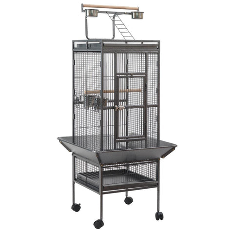 Yes4pets 153 Cm Large Bird Budgie Cage Parrot Aviary With Metal Tray And Wheel Bird Cages