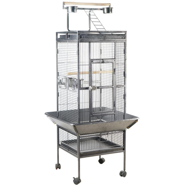 Yes4pets 153 Cm Large Bird Budgie Cage Parrot Aviary With Metal Tray And Wheel Bird Cages