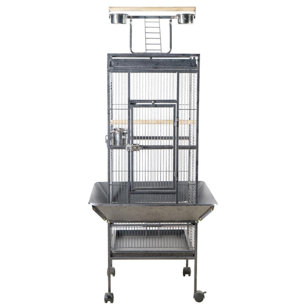 Yes4pets 153 Cm Large Bird Budgie Cage Parrot Aviary With Metal Tray And Wheel Bird Cages