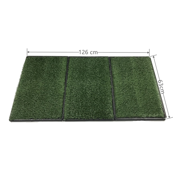 Indoor Dog Puppy Toilet Grass Potty Training Mat Loo Pad 126X63cm Puppy Training Pads