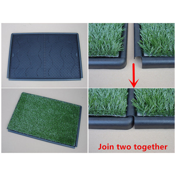 Indoor Dog Puppy Toilet Grass Potty Training Mat Loo Pad 126X63cm Puppy Training Pads