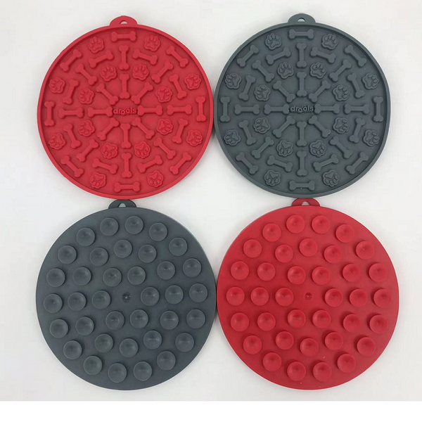 4 X Pet Dog Cat Food Peanut Butter Spread N Lick Treat Mat Pad Dog Feeding Mats