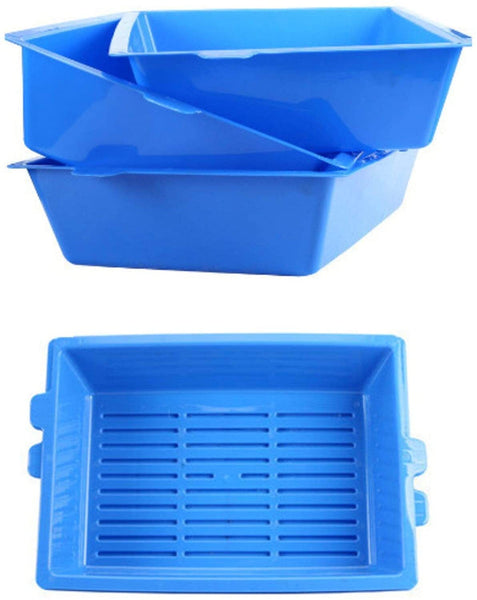 Yes4pets Lift And Sift Self Cleaning Kitty Cat Toilet Sifting Slotted Litter Trays