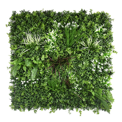 5 Sqm Artificial Plant Wall Grass Panels Vertical Garden Foliage Tile Fence 1X1m Artificial Plant Panels