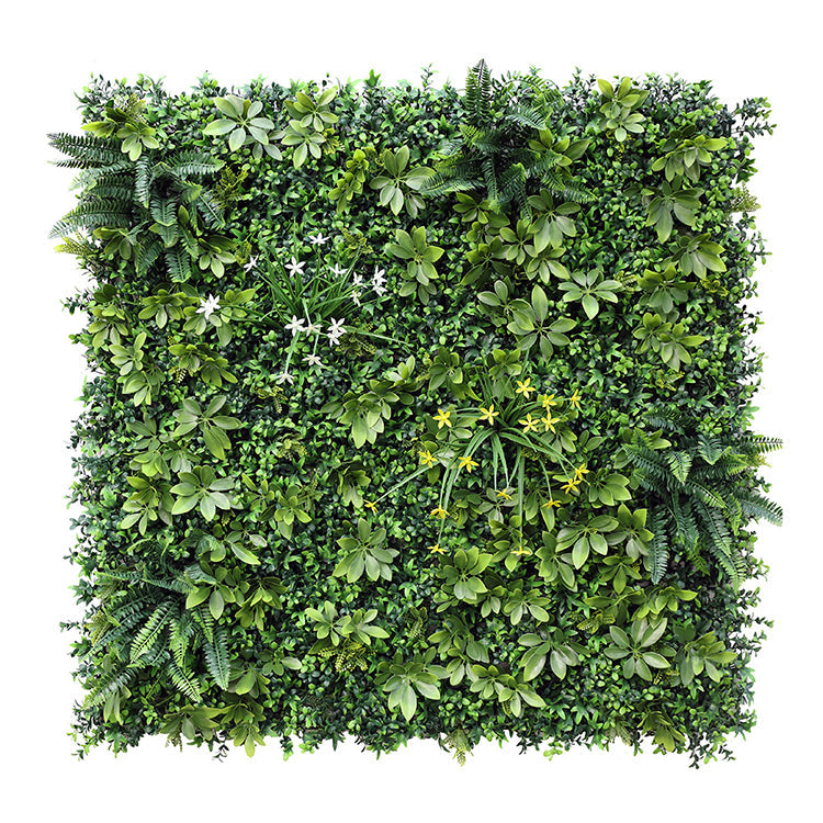 5 Sqm Artificial Plant Wall Grass Panels Vertical Garden Foliage Tile Fence 1X1m Artificial Plant Panels
