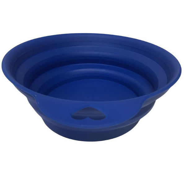 Yes4pets X Pet Portable Folding Bowl Dog Cat Food Feeding Water Feeder Collapsable Travel Dog Bowls