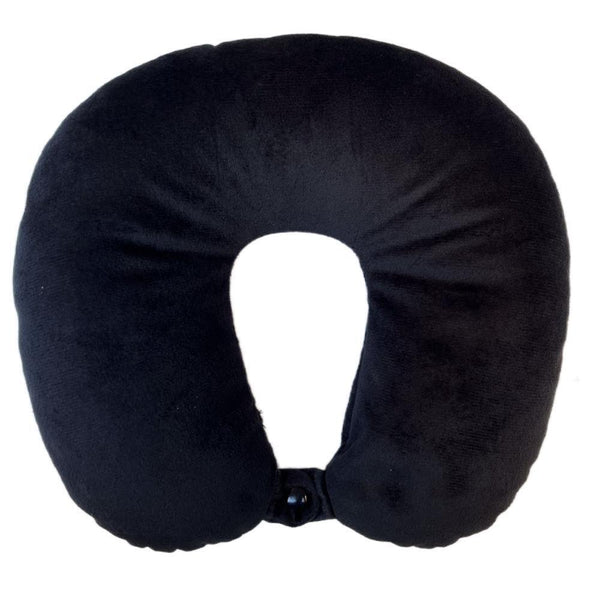 2 X U Shaped Travel Neck Pillow Head Rest Cushion Microbead Pillows