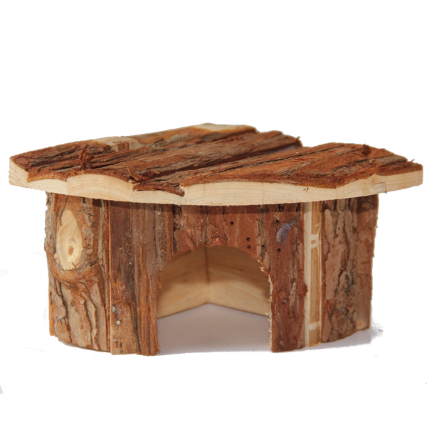 Yes4pets Natural Wooden Hamster Mouse Gerbil Playground Rats Pets Toys Small Birds House Small Animal Cages & Hutches