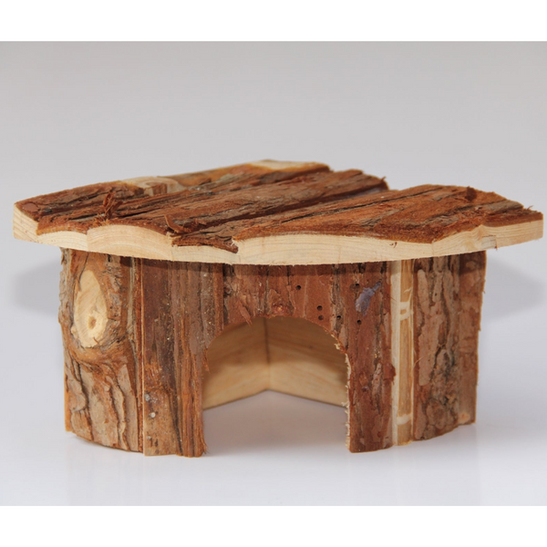 Yes4pets Natural Wooden Hamster Mouse Gerbil Playground Rats Pets Toys Small Birds House Small Animal Cages & Hutches
