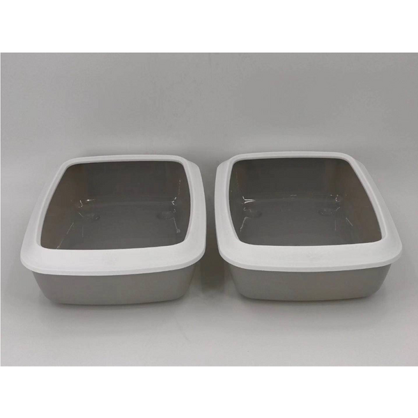 Yes4pets 2 X Small Portable Cat Kitten Toilet Litter Box Tray Litter Trays