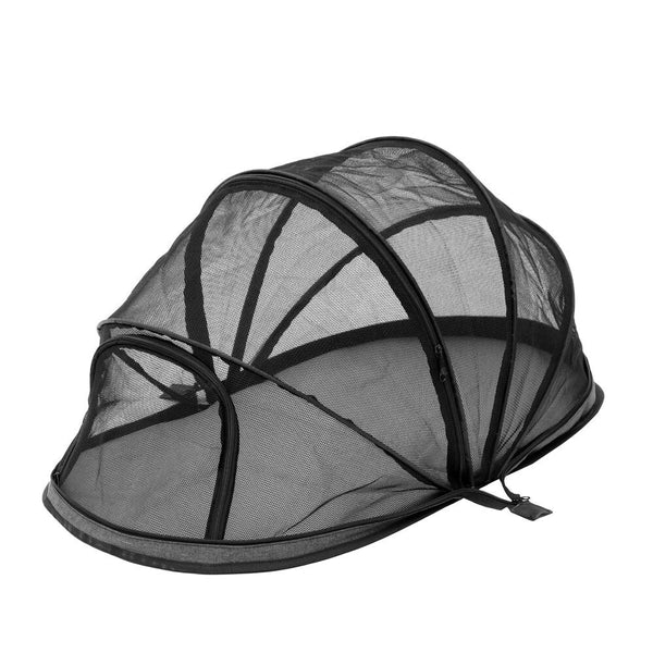 Yes4pets Small Pet Soft Playpen Cat Dog Mesh Indoor Enclosure Portable Cage Tent Gray 81Cm X 41Cm 42Cm Fences & Pens
