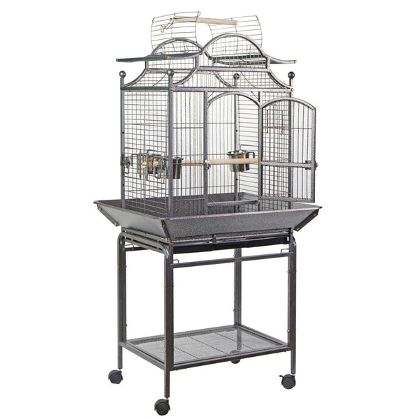 Yes4pets Large Bird Budgie Cage Parrot Aviary Carrier With Stand & Wheel Bird Cages