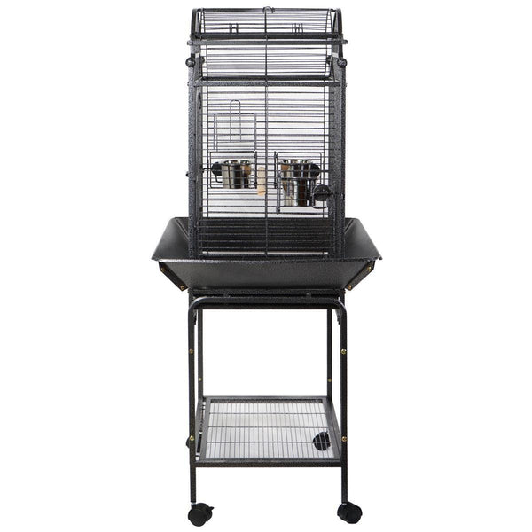 Yes4pets Large Bird Budgie Cage Parrot Aviary Carrier With Stand & Wheel Bird Cages