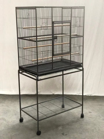 161 Cm Bird Cage Parrot Aviary Pet Stand Alone Budgie Perch Castor Wheels Bird Cages