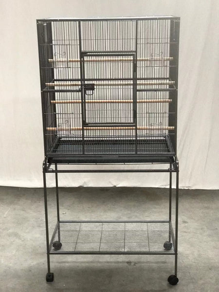 161 Cm Bird Cage Parrot Aviary Pet Stand Alone Budgie Perch Castor Wheels Bird Cages