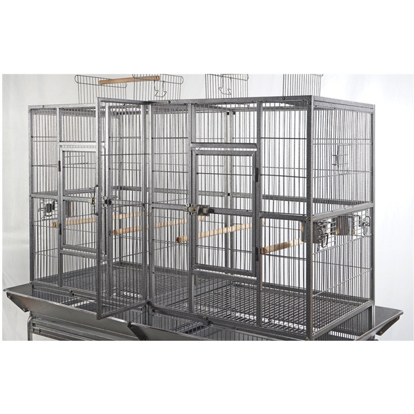 Yes4pets Xl 184 Cm Bird Cage Pet Parrot Aviary Perch Castor Wheel Removable Divider Bird Cages