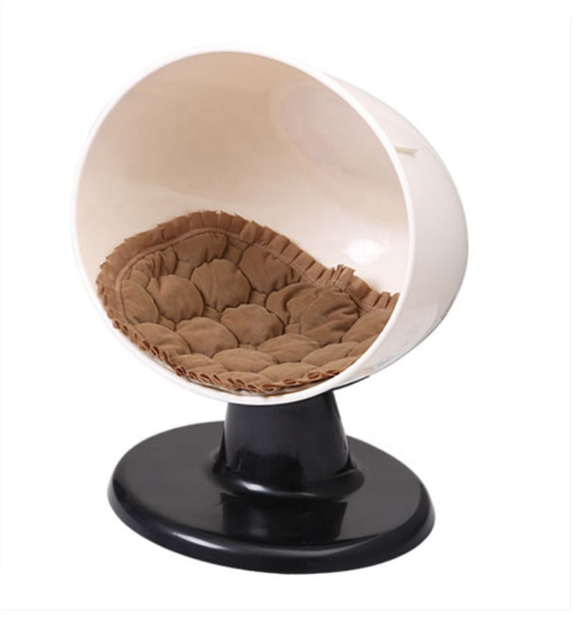 Yes4pets Medium Pet Cat Cave House Nest Puppy Chair Bed Beige Pet Beds